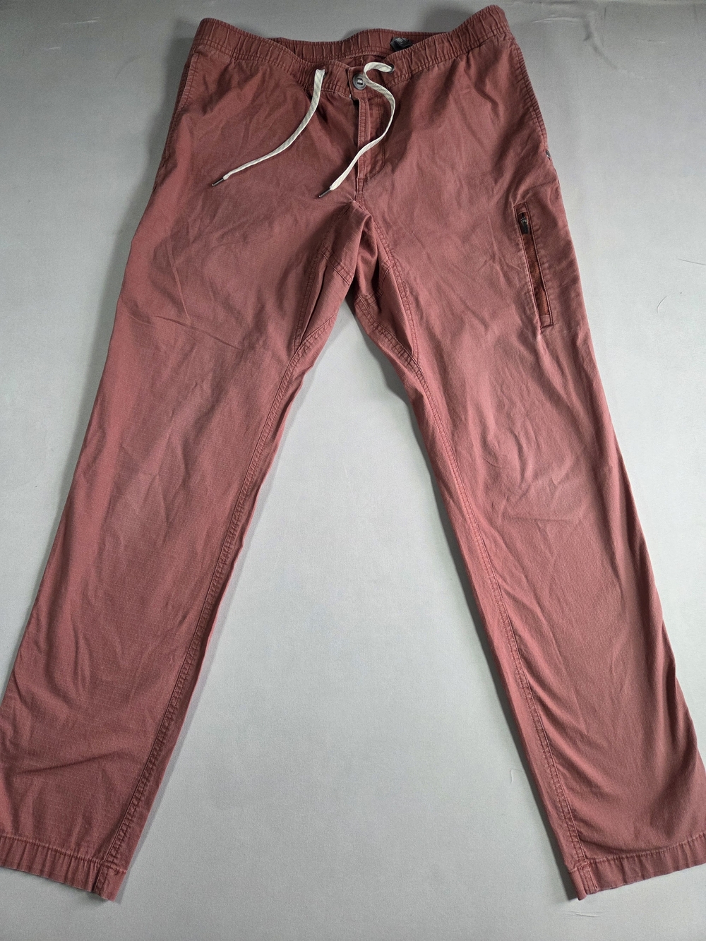 Vuori Men's Rip Stop Pants XL Brick Color Drawstring